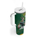 South Africa Australia Rugby Champion Personalized Tumbler With Handle Springboks Wallabies Mascot - African Pride