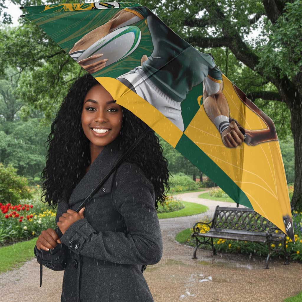 South Africa Australia Rugby Champion Personalized Umbrella Springboks Wallabies Mascot