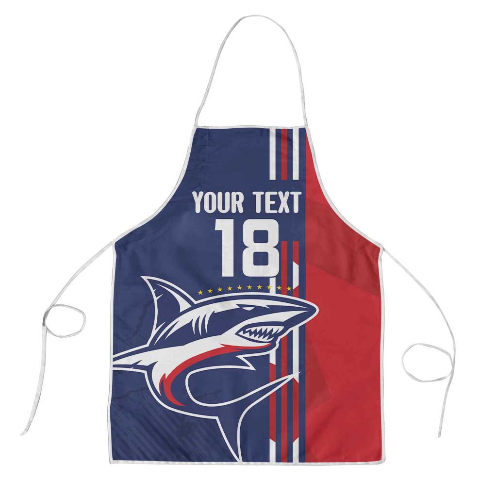 Cape Verde Football Pride Custom Apron Tubaroes Azuis Champion