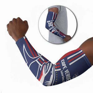 Cape Verde Football Pride Custom Arm Sleeves Tubaroes Azuis Champion