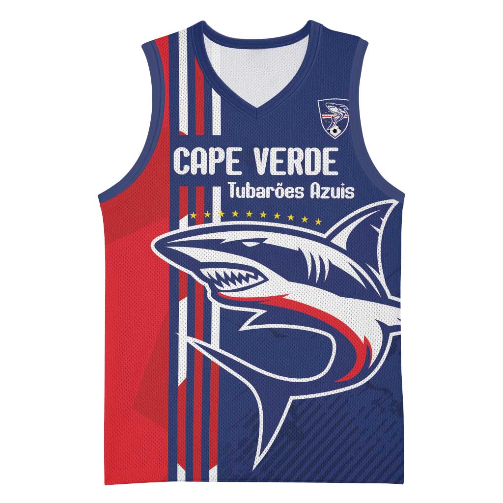 Cape Verde Football Pride Custom Basketball Jersey Tubaroes Azuis Champion LT18