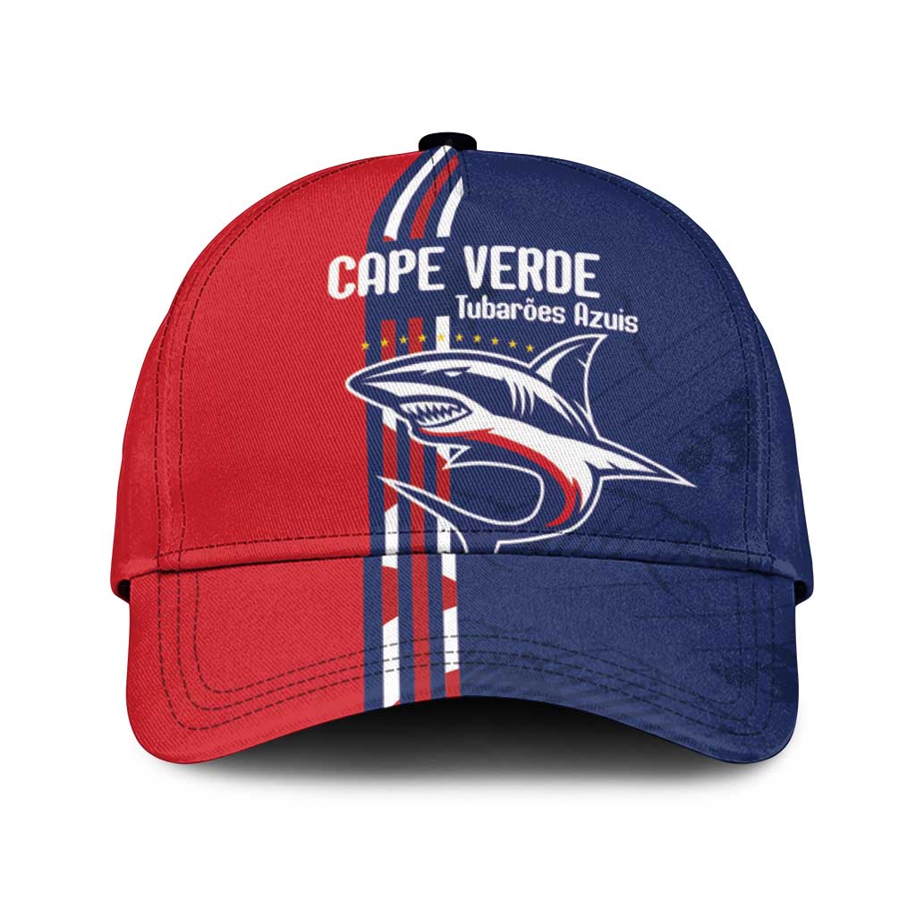 Cape Verde Football Pride Classic Cap Tubaroes Azuis Champion - African Pride