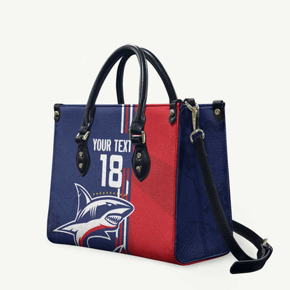 Cape Verde Football Pride Custom Leather Bag Tubaroes Azuis Champion