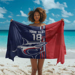 Cape Verde Football Pride Custom Sarong Tubaroes Azuis Champion - African Pride
