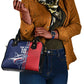 Cape Verde Football Pride Custom Shoulder Handbag Tubaroes Azuis Champion - African Pride