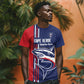 Cape Verde Football Pride Custom T shirt Tubaroes Azuis Champion - African Pride