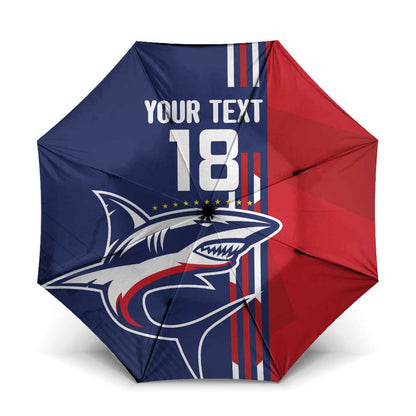Cape Verde Football Pride Custom Umbrella Tubaroes Azuis Champion