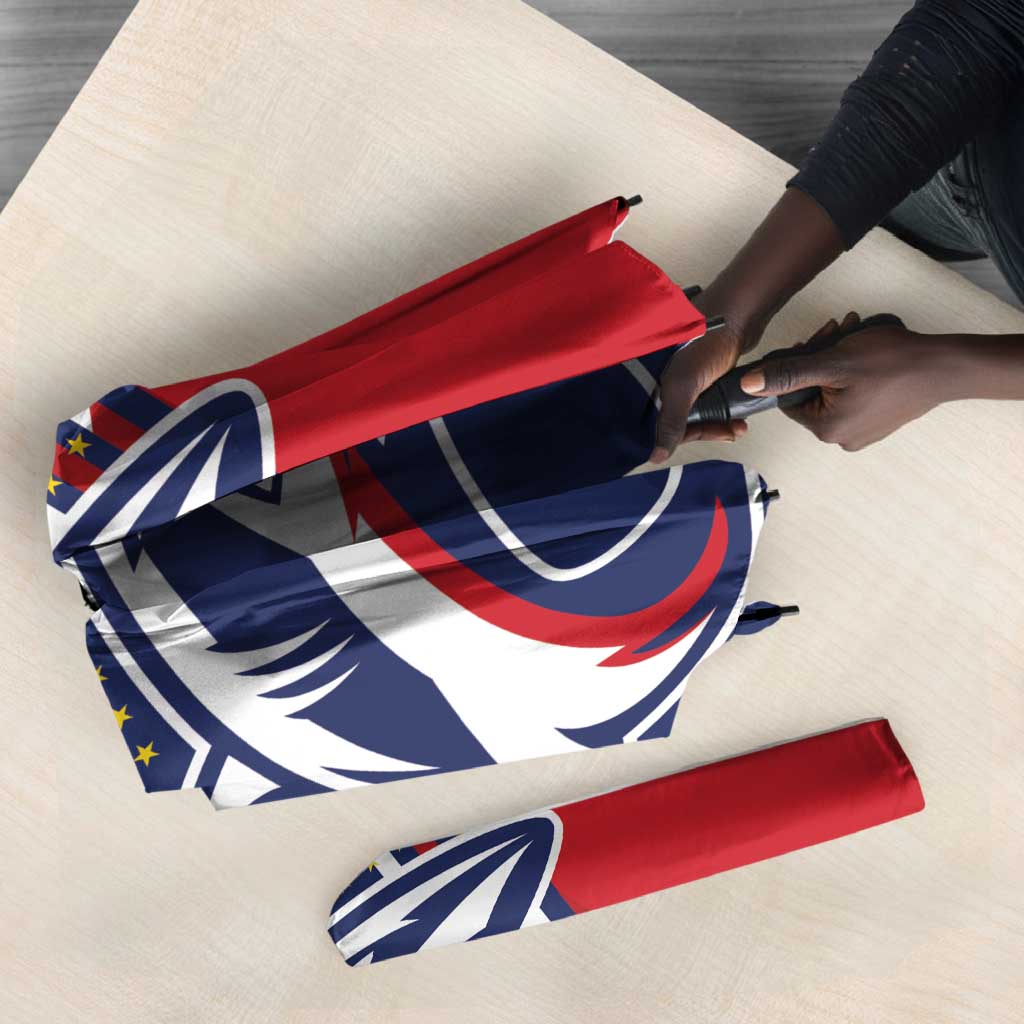 Cape Verde Football Pride Custom Umbrella Tubaroes Azuis Champion