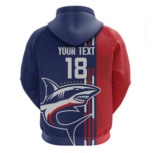 Cape Verde Football Pride Custom Zip Hoodie Tubaroes Azuis Champion - African Pride