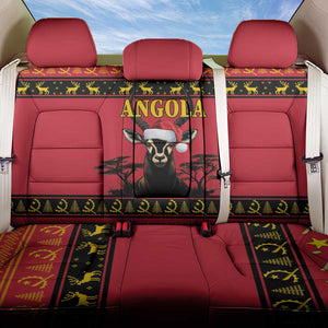 Afro Angola Giant Sable Antelope Christmas Back Car Seat Cover Virtus Unita Fortior Feliz Natal