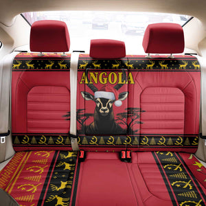 Afro Angola Giant Sable Antelope Christmas Back Car Seat Cover Virtus Unita Fortior Feliz Natal