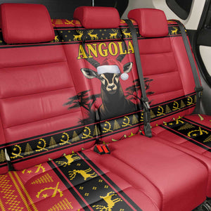 Afro Angola Giant Sable Antelope Christmas Back Car Seat Cover Virtus Unita Fortior Feliz Natal