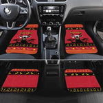 Afro Angola Giant Sable Antelope Christmas Car Mats Virtus Unita Fortior Feliz Natal