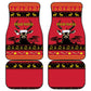 Afro Angola Giant Sable Antelope Christmas Car Mats Virtus Unita Fortior Feliz Natal