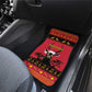 Afro Angola Giant Sable Antelope Christmas Car Mats Virtus Unita Fortior Feliz Natal