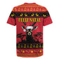 Afro Angola Giant Sable Antelope Christmas Rugby Jersey Virtus Unita Fortior Feliz Natal