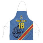 Custom DR Congo Football Apron Leopard Pride Heritage Edition