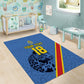 Custom DR Congo Football Area Rug Leopard Pride Heritage Edition