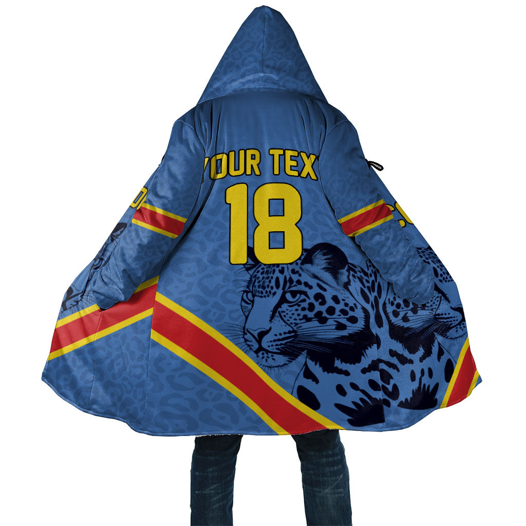 Custom DR Congo Football Cloak Leopard Pride Heritage Edition