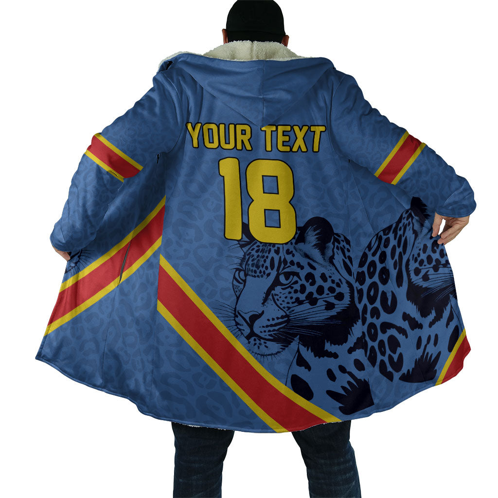 Custom DR Congo Football Cloak Leopard Pride Heritage Edition