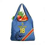 Custom DR Congo Football Grocery Bag Leopard Pride Heritage Edition