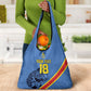 Custom DR Congo Football Grocery Bag Leopard Pride Heritage Edition