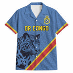 Custom DR Congo Football Hawaiian Shirt Leopard Pride Heritage Edition