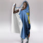 Custom DR Congo Football Hooded Blanket Leopard Pride Heritage Edition