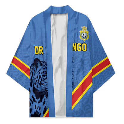 Custom DR Congo Football Kimono Leopard Pride Heritage Edition