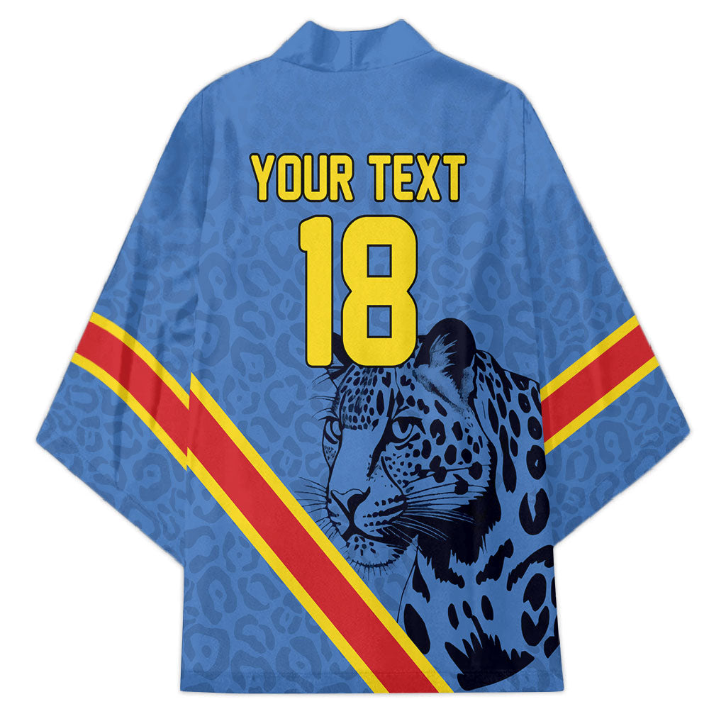 Custom DR Congo Football Kimono Leopard Pride Heritage Edition