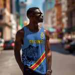 Custom DR Congo Football Men Tank Top Leopard Pride Heritage Edition