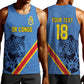 Custom DR Congo Football Men Tank Top Leopard Pride Heritage Edition