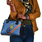 Custom DR Congo Football Shoulder Handbag Leopard Pride Heritage Edition