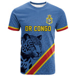 Custom DR Congo Football T shirt Leopard Pride Heritage Edition