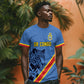 Custom DR Congo Football T shirt Leopard Pride Heritage Edition