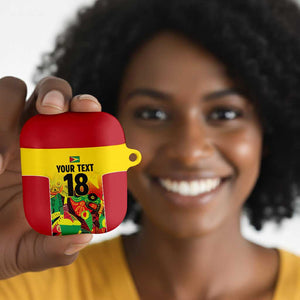 Custom Guyana Football Pride AirPods Case Golden Jaguars Go Champion - Yellow