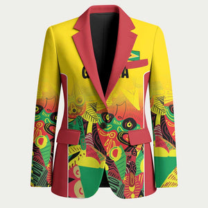 Custom Guyana Football Pride Blazer Golden Jaguars Go Champion - Yellow