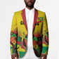Custom Guyana Football Pride Blazer Golden Jaguars Go Champion - Yellow