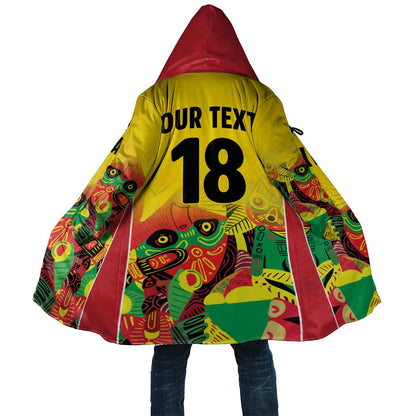 Custom Guyana Football Pride Cloak Golden Jaguars Go Champion - Yellow