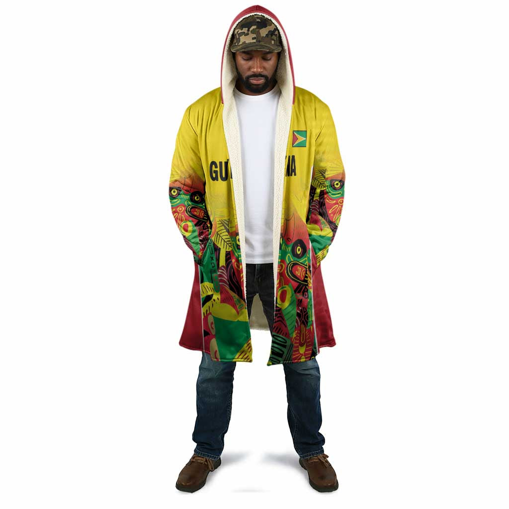 Custom Guyana Football Pride Cloak Golden Jaguars Go Champion - Yellow