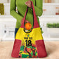 Custom Guyana Football Pride Grocery Bag Golden Jaguars Go Champion - Yellow - African Pride