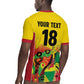 Custom Guyana Football Pride Rugby Jersey Golden Jaguars Go Champion - Yellow - African Pride