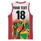 Custom Guyana Football Pride Basketball Jersey Golden Jaguars Go Champion - White LT18