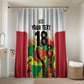 Custom Guyana Football Pride Bathroom Set Golden Jaguars Go Champion - White