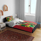 Custom Guyana Football Pride Bedding Set Golden Jaguars Go Champion - White - African Pride