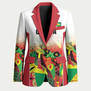 Custom Guyana Football Pride Blazer Golden Jaguars Go Champion - White