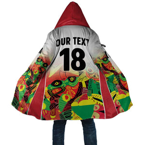 Custom Guyana Football Pride Cloak Golden Jaguars Go Champion - White