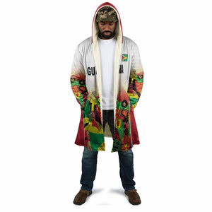 Custom Guyana Football Pride Cloak Golden Jaguars Go Champion - White