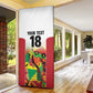 Custom Guyana Football Pride Door Cover Golden Jaguars Go Champion - White