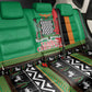 Afro Zambia Christmas Back Car Seat Cover Coat Of Arms With Kente Pattern
